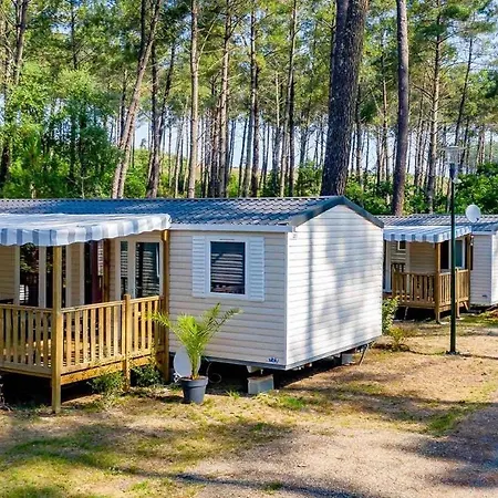 キャンプ場 Mobil-home Dunes De Contis Chez Bibou サン・ジュリアン・アン・ボルヌ